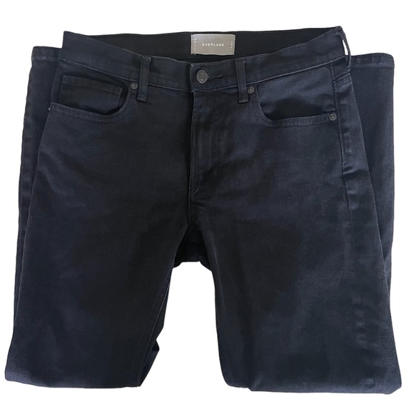 Everlane Ankle High Rise Black Denim Jeans Size 28 - Picture 3 of 7